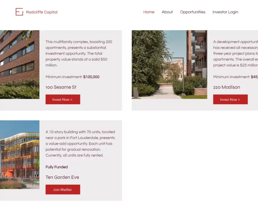 invest now - deal flow